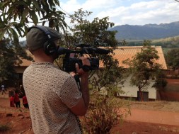 Arthur filming in Msolwa